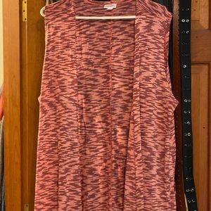 Lularoe long duster vest